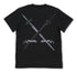 『ソードアート・オンライン』黒の剣士キリト Tシャツ UWVer. BLACK