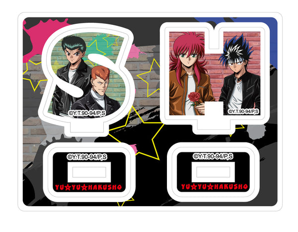 『幽☆遊☆白書』タイトルアクリルスタンド 浦飯幽助&桑原和真&蔵馬&飛影