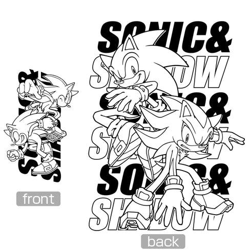 『ソニック・ザ・ヘッジホッグ』SONIC&SHADOW ジップパーカー WHITE