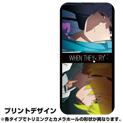 『ひぐらしのなく頃に 卒』梨花&沙都子 When They Cry 強化ガラスiPhoneケース