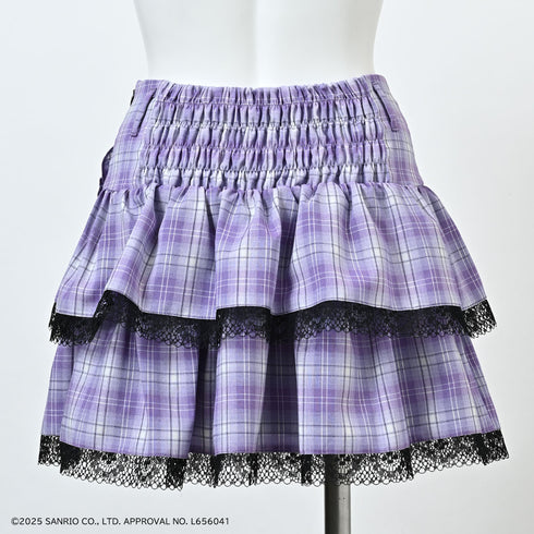 『サンリオキャラクターズ』QOOZA × マイメロディ&クロミ / Kuromi mini skirt