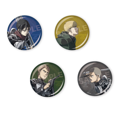 『進撃の巨人』メタリック缶バッジ /01 第1弾(全7種)【BOX】【202510再販】