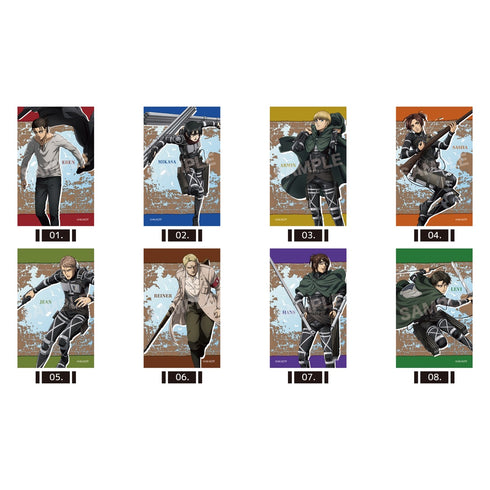 『進撃の巨人』サテン地ステッカー /01 第1弾(全8種)【BOX】【202510再販】