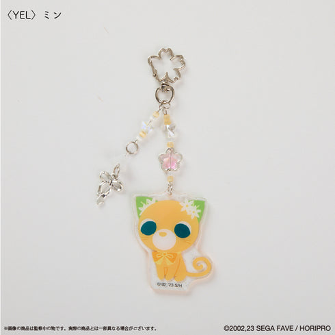 『お茶犬』キラキラアクリルキーホルダー ミン