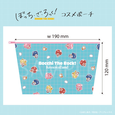 『ぼっち・ざ・ろっく!』コスメポーチ 01.総柄(描き起こし)