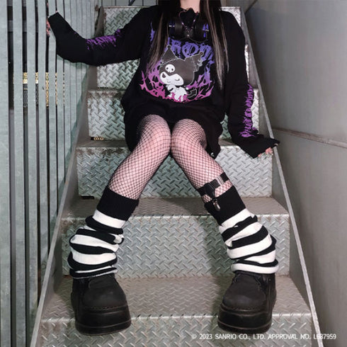 『サンリオキャラクターズ』QOOZA×Kuromi / クロミコラボ L/S TEE