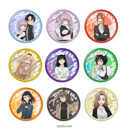 Yofukashi no Uta Random Pin Badge Box (9 Varieties Total)