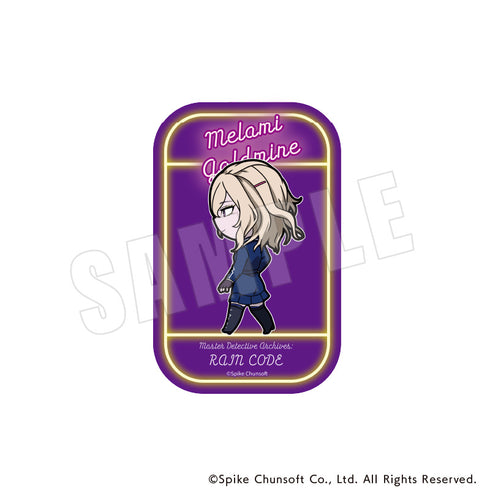『Super Detective Case Files: Rain Code』 Character March Square Badge 05. Melamine Gold Mine