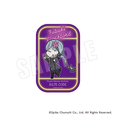 『超探偵事件簿 レインコード』きゃらまーち スクエアカンバッジ 06.フブキクロックフォード
