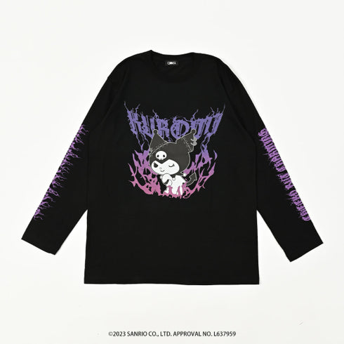 『サンリオキャラクターズ』QOOZA×Kuromi / クロミコラボ L/S TEE