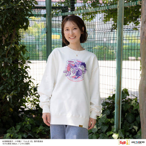 『らんま1/2』TVアニメ第2弾 ポップイラストスウェット 1(早乙女乱馬 & シャンプー)