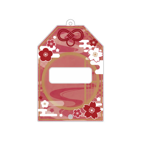 『推し活グッズ【ときメーク】』お守り缶バッジフレーム_赤