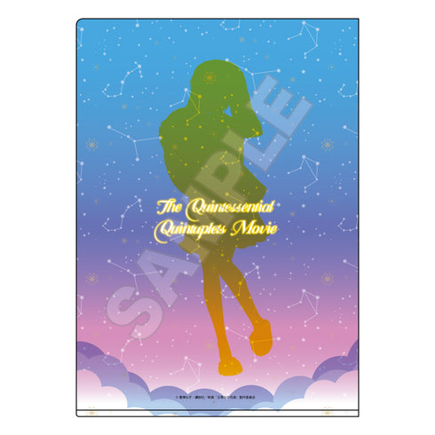 『映画 五等分の花嫁』リラックスタイム A4クリアファイル 中野一花