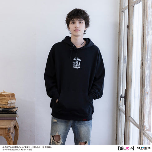 『【推しの子】』TVアニメ第2弾 モノトーンシーンイラストパーカー 1(アイ)ブラック