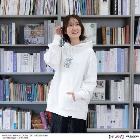 『【推しの子】』TVアニメ第2弾 モノトーンシーンイラストパーカー 3(ルビー)ホワイト