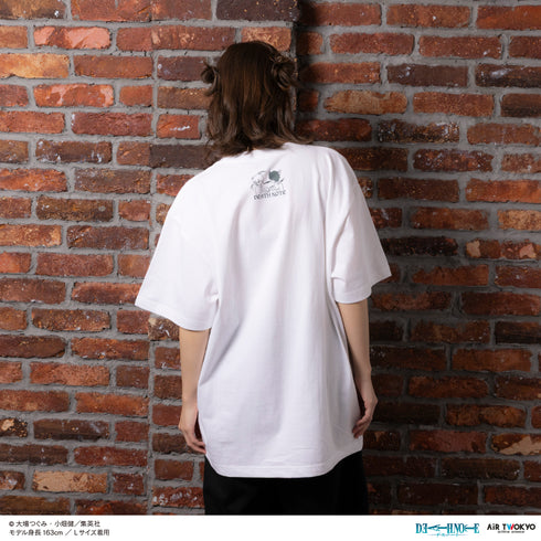 『DEATH NOTE』第1弾 シーンイラストTシャツ 8(夜神月&L)ホワイト