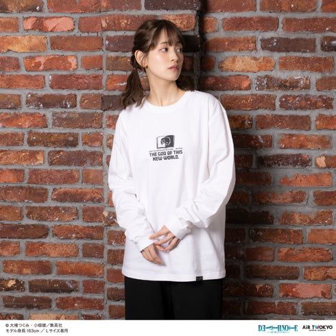 『DEATH NOTE』第1弾 シーンイラストロングスリーブTシャツ 1(夜神月)ホワイト