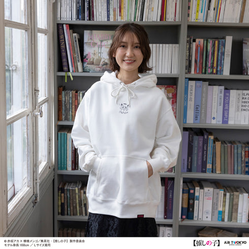 『【推しの子】』TVアニメ第2弾 モノトーンシーンイラストパーカー 6(MEMちょ)ホワイト