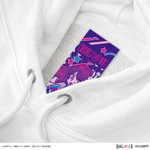 『【推しの子】』TVアニメ第2弾 モノトーンシーンイラストパーカー 6(MEMちょ)ホワイト
