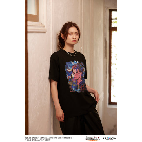 『進撃の巨人』The Final Season ウォールアートTシャツ(エレン)