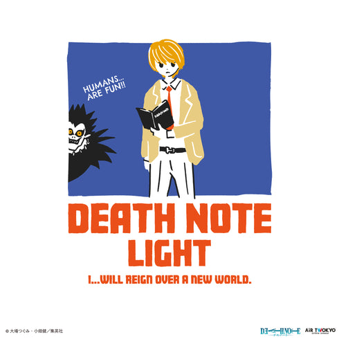 『DEATH NOTE』第1弾 シーンイラストTシャツ 1(夜神月)ホワイト