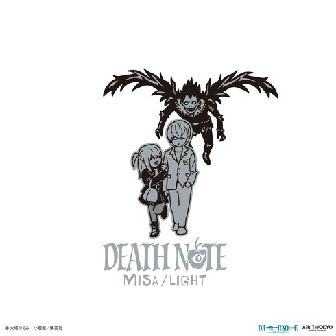『DEATH NOTE』第1弾 シーンイラストロングスリーブTシャツ 3(夜神月&弥海砂&リューク)ホワイト
