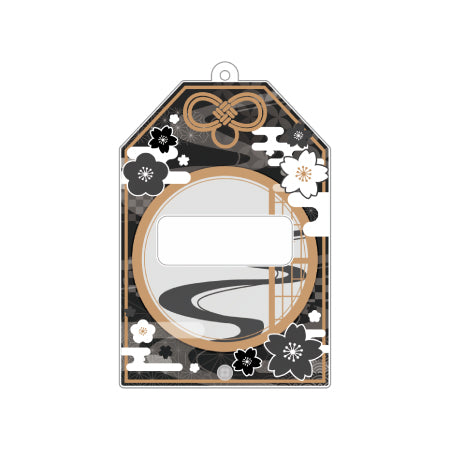 『推し活グッズ【ときメーク】』お守り缶バッジフレーム_黒