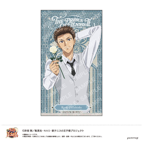 『新テニスの王子様』めちゃきらステッカー-Black or White 第3弾-(L 宍戸亮)