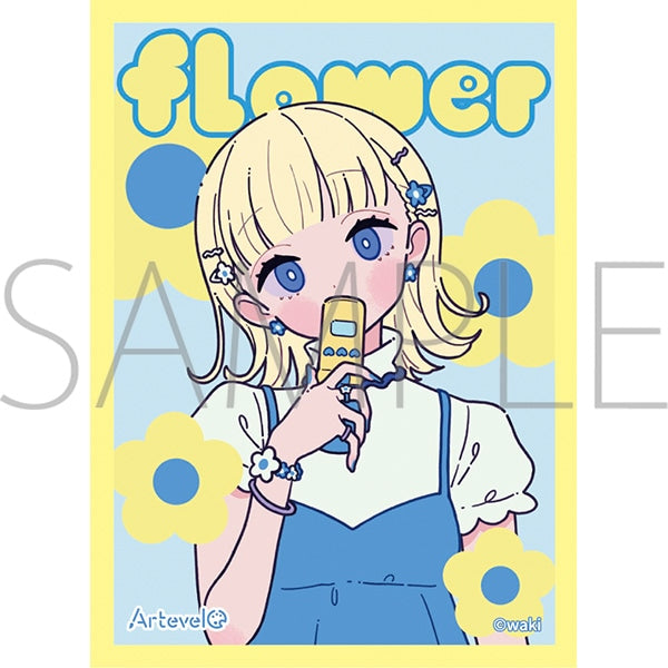 『Artevelo』カードスリーブ わき「flower」(art-001)