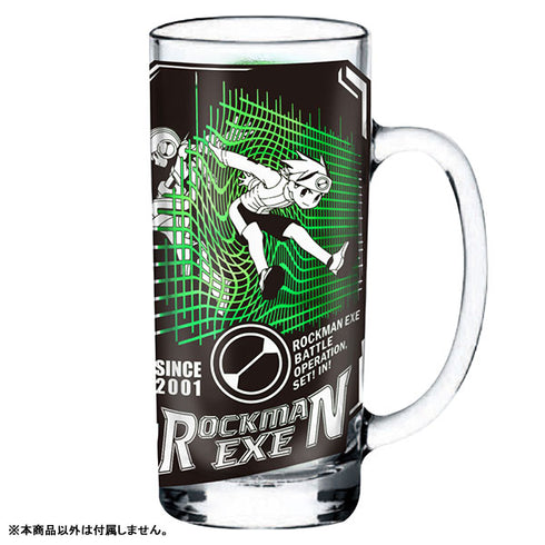 『ロックマンエグゼ』グラスジョッキ ロックマン&熱斗