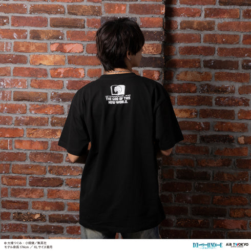 『DEATH NOTE』第1弾 シーンイラストTシャツ 1(夜神月)ブラック