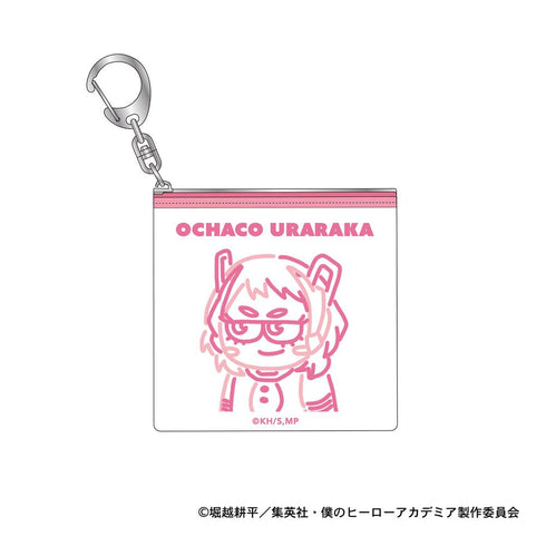 『僕のヒーローアカデミア』ジロリ PVCミニケース-ラインアートVer.- 麗日お茶子