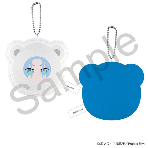 『SK∞ エスケーエイト』まんまるアニマルししゅうキーホルダー SNOW