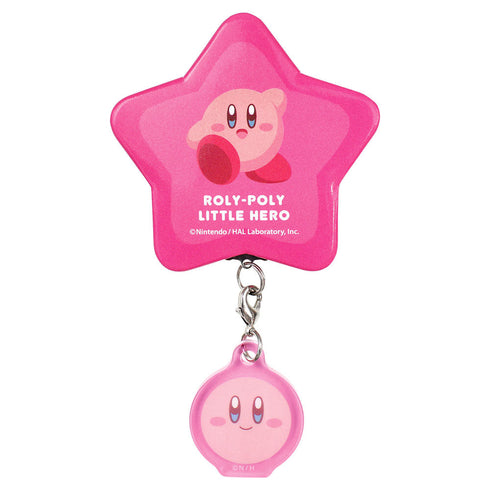 『星のカービィ』チャーム付き星型缶バッジ まんまるピンク