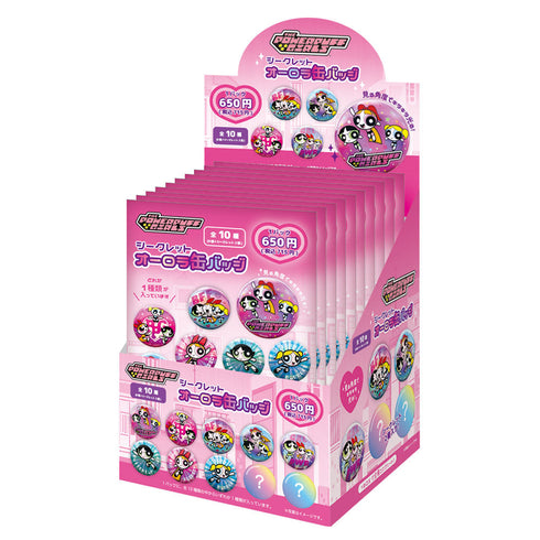 『パワーパフガールズ』シークレットオーロラ缶バッジ【BOX】