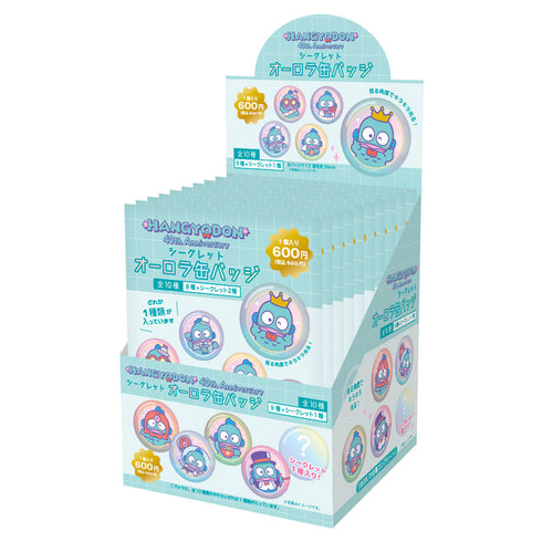 『サンリオ』ハンギョドン シークレットオーロラ缶バッジ ハンギョドン40周年【BOX】