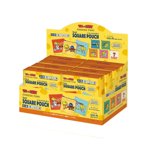 『トムとジェリー』シークレットスクエアポーチ CHEESE FUN!【BOX】