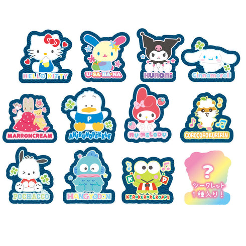 『サンリオキャラクターズ』シークレットデニムステッカー【BOX】