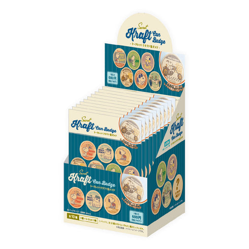 『スヌーピー』シークレットクラフト缶バッジ【BOX】