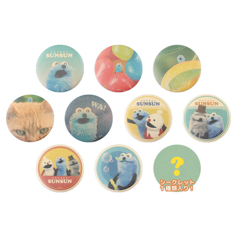 『パペットスンスン』シークレットクラフト缶バッジ【BOX】