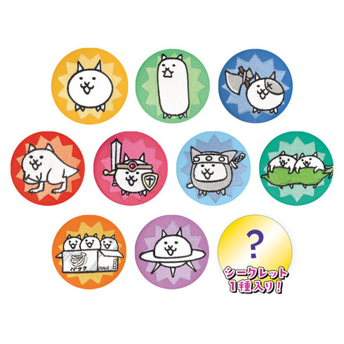 『にゃんこ大戦争』シークレット刺繍缶バッジ【BOX】