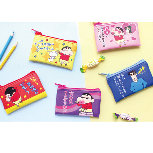 『クレヨンしんちゃん』シークレットフラットミニポーチ -名ゼリフ-【BOX】