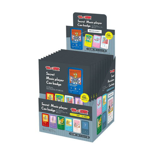 『トムとジェリー』シークレットミュージックプレーヤー缶バッジ【BOX】