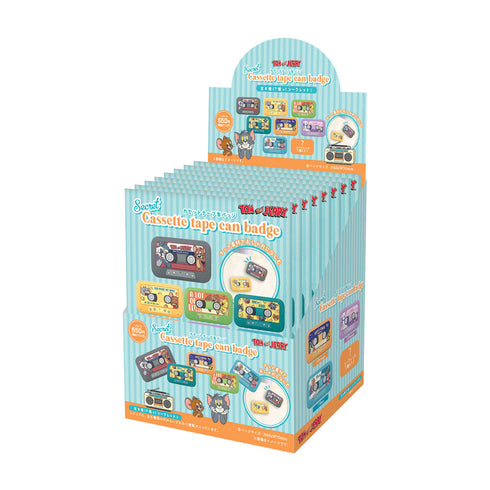 『トムとジェリー』シークレットカセットテープ缶バッジ【BOX】
