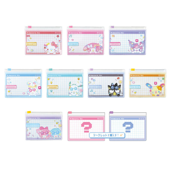 『サンリオキャラクターズ』シークレットスライドポーチ でこらちっく【BOX】