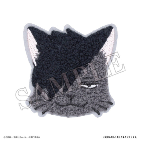 『ハイキュー!!』モコモコ刺繍ステッカー クロオネコ