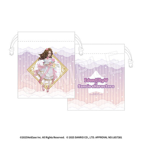 『IdentityV 第五人格×サンリオキャラクターズ』ミニ巾着 「心理学者」×リトルツインスターズ(ララ)