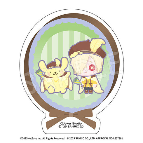 『IdentityV 第五人格×サンリオキャラクターズ』ダイカットステッカー 墓守×ポムポムプリン