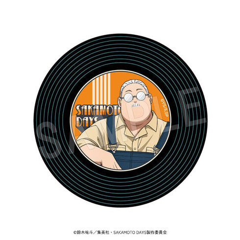 『SAKAMOTO DAYS』まわる!レコード風マグネット デニムVer. 坂本太郎