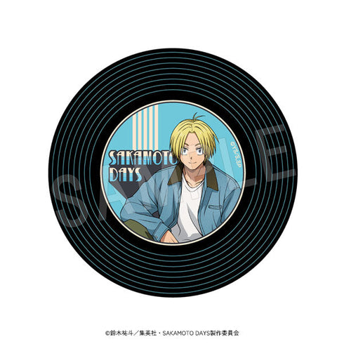 『SAKAMOTO DAYS』まわる!レコード風マグネット デニムVer. 朝倉シン